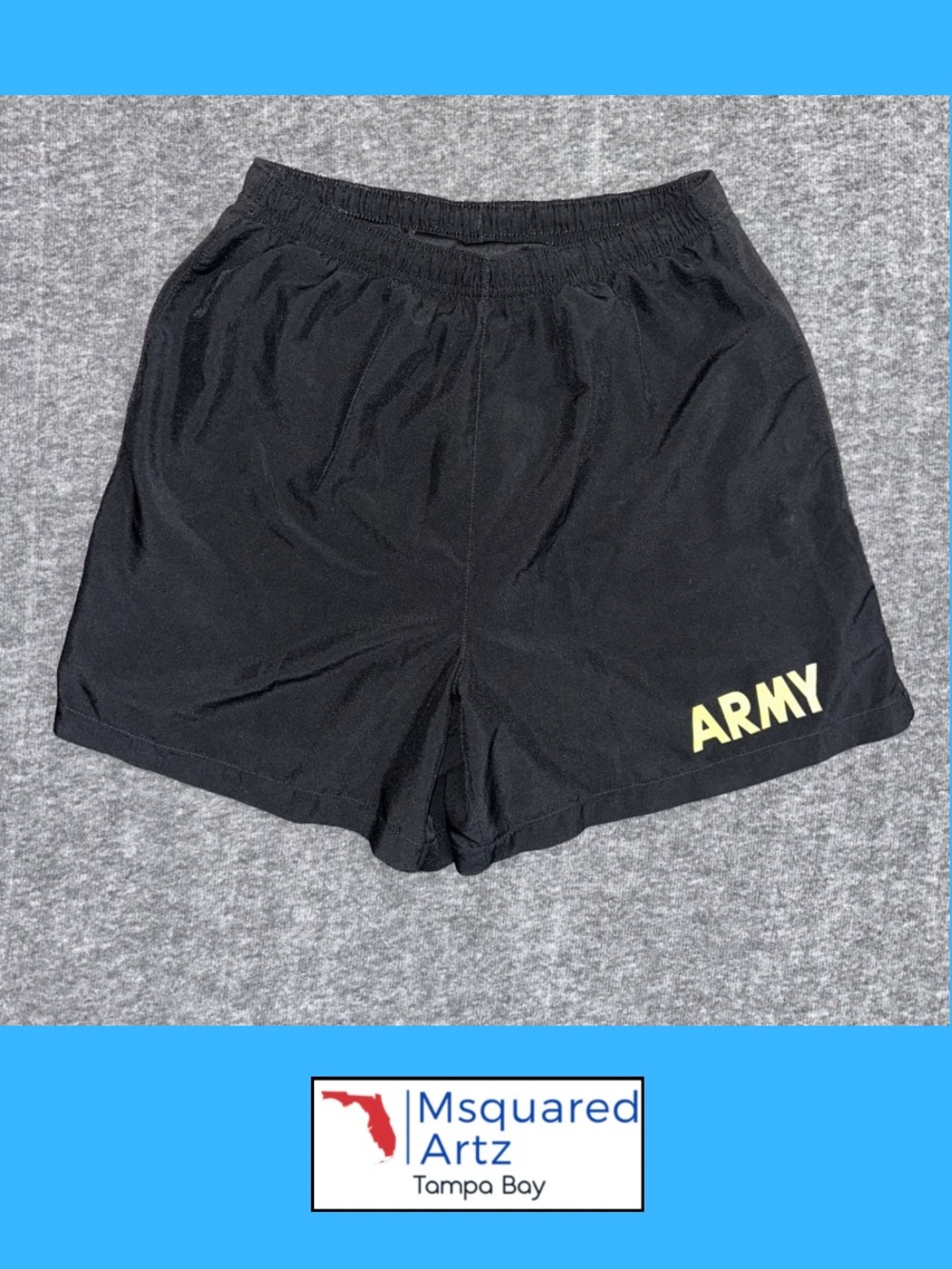 Army Physical Fitness Training Shorts Black Compression Liner Small PT